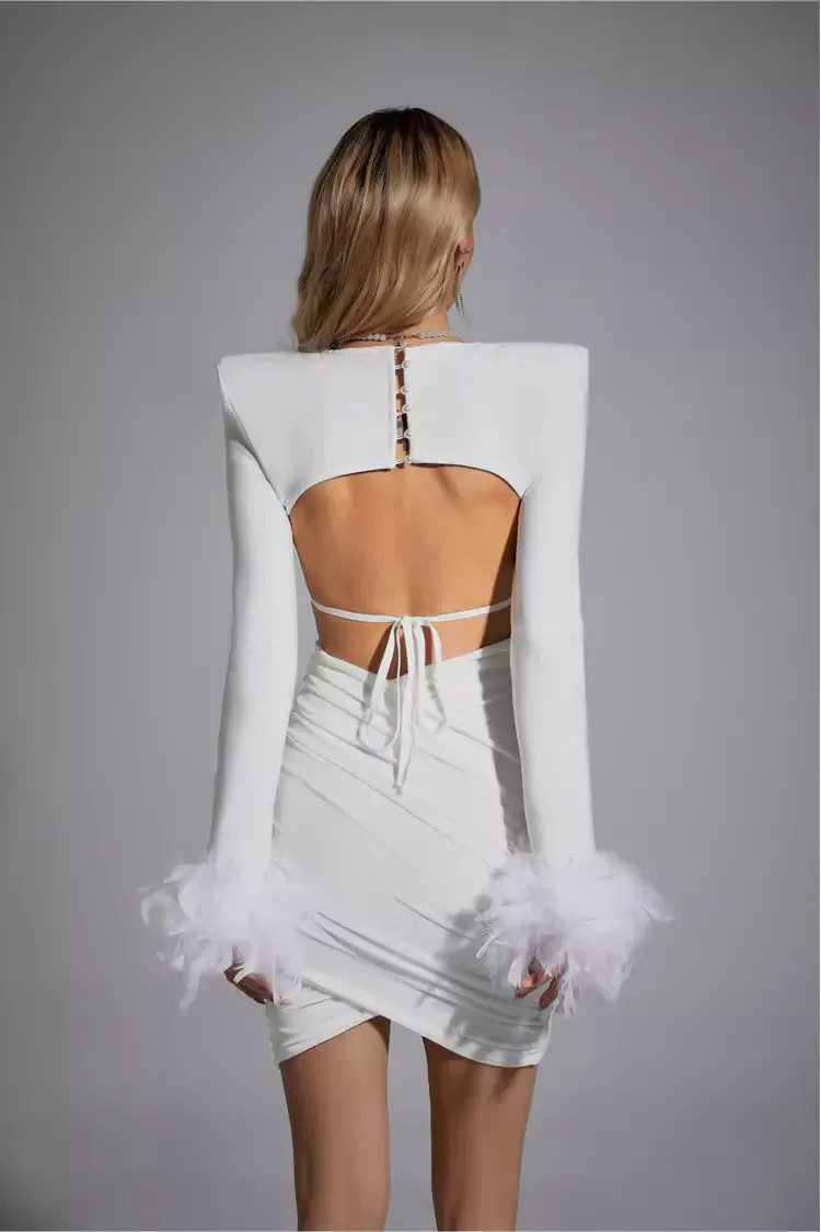 Annie White Feather Bandage Set