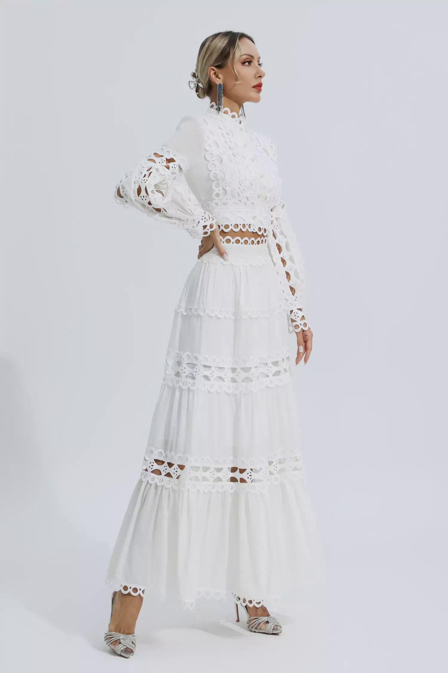 Bonnie White Lace Hollow Set Bonnie White Lace Hollow Set