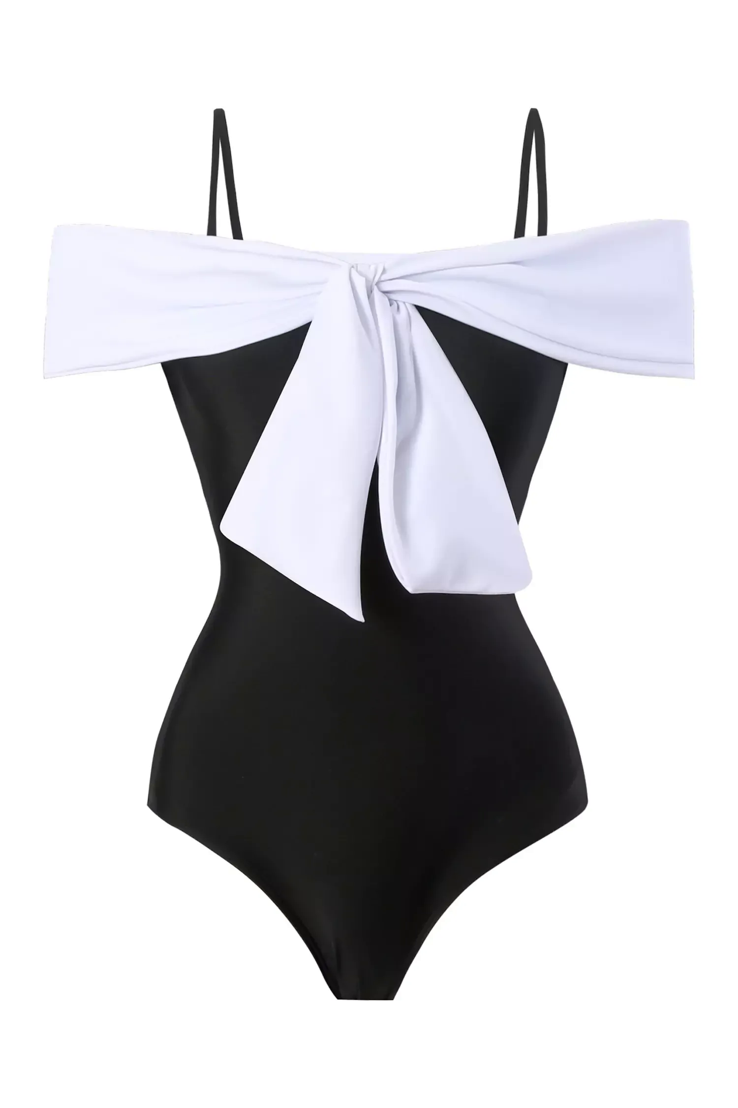 Sandra Black Bow Tie One Piece Swimwear Sandra Black Bow Tie One Piece Swimwear