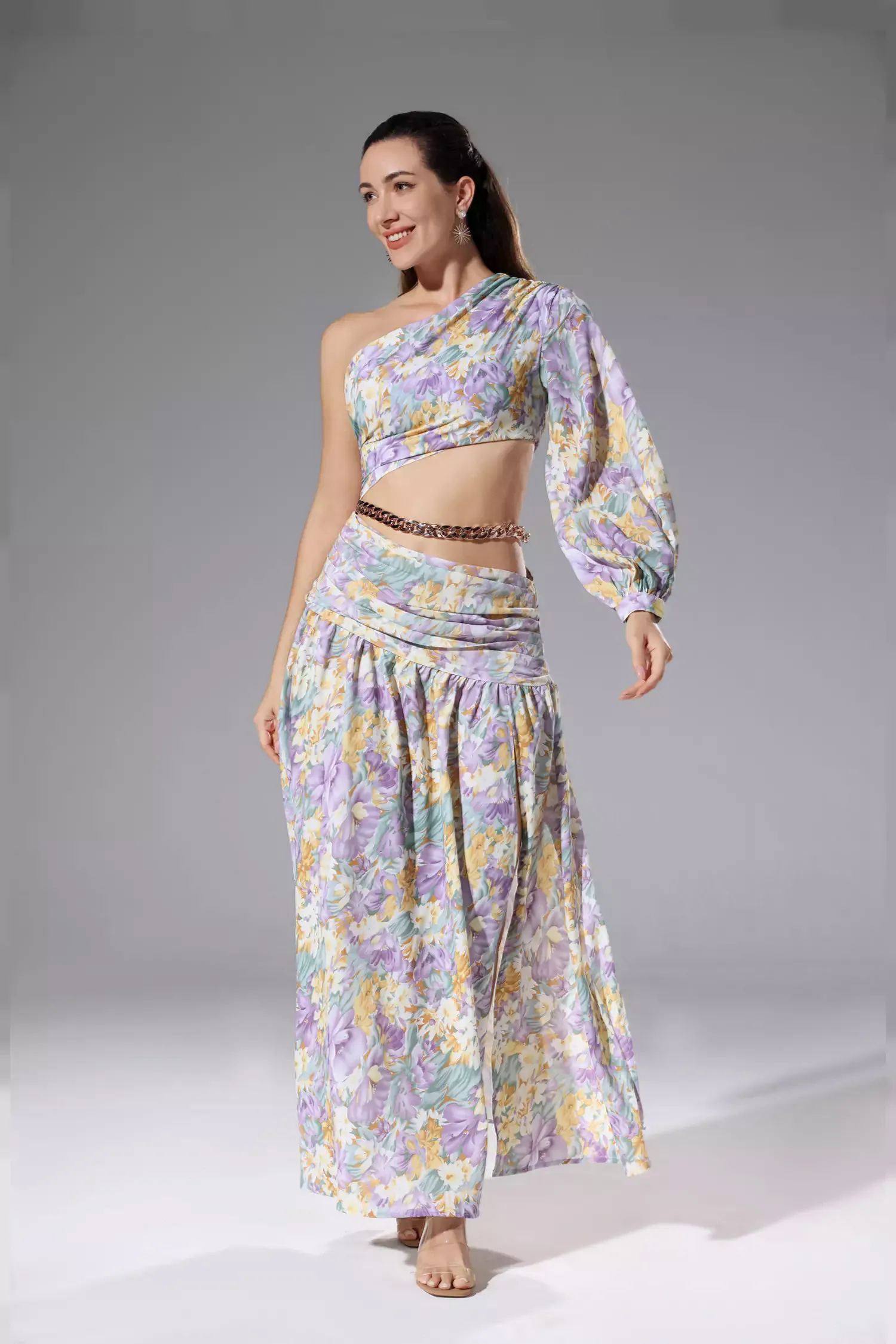 Madilyn Purple Floral Dress Madilyn Purple Floral Dress