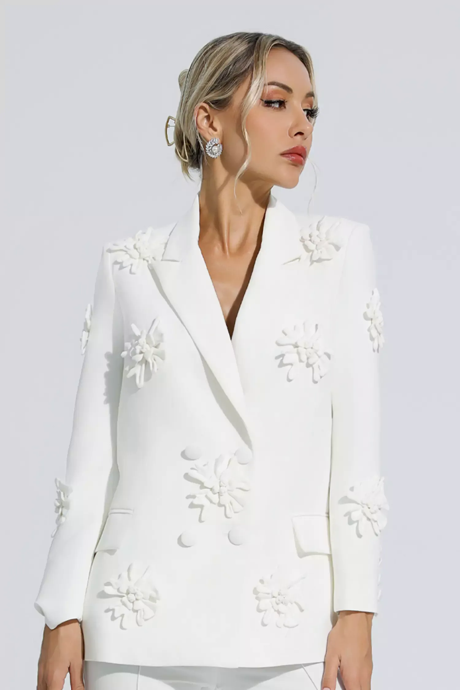 Ari White Jacquard Floral Blazer Set Ari White Jacquard Floral Blazer Set