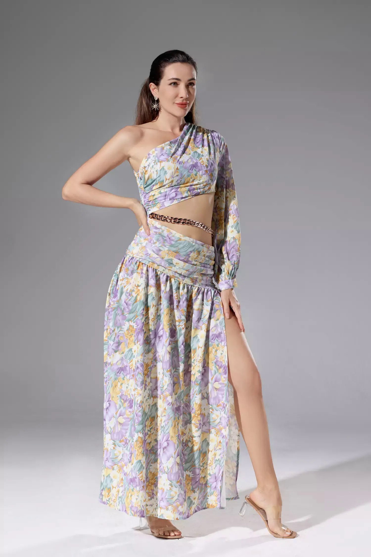 Madilyn Purple Floral Dress Madilyn Purple Floral Dress