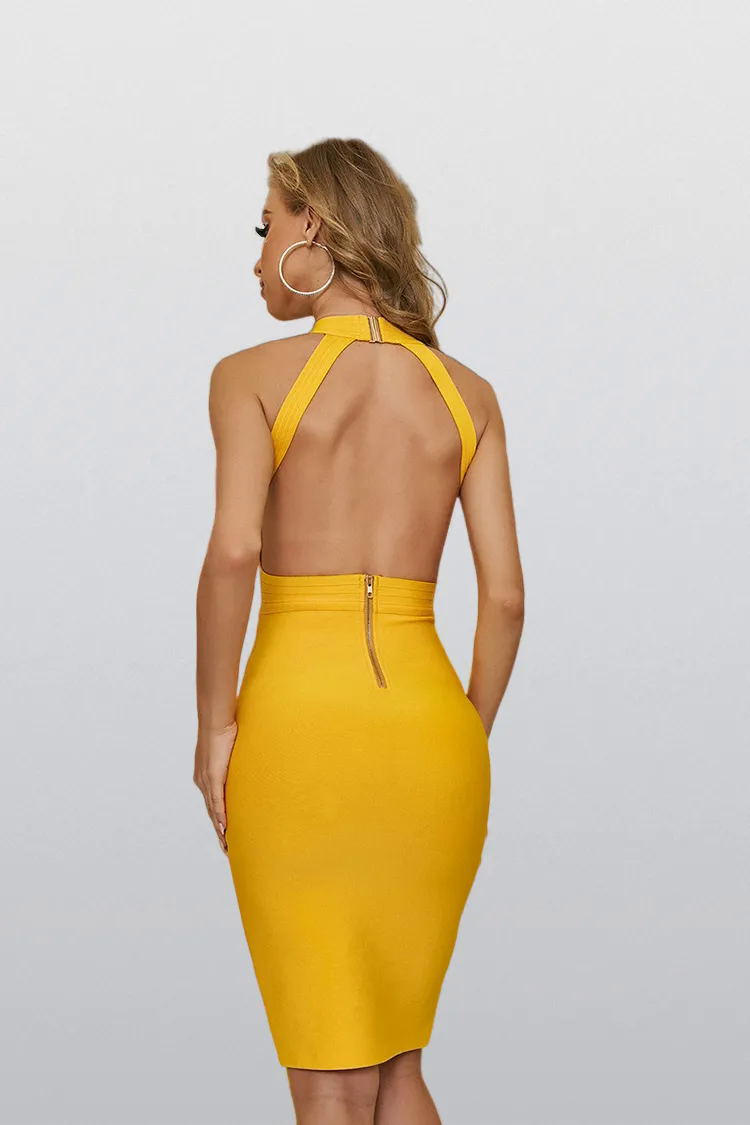 Live the Moment Yellow Bodycon Dress Live the Moment Yellow Bodycon Dress