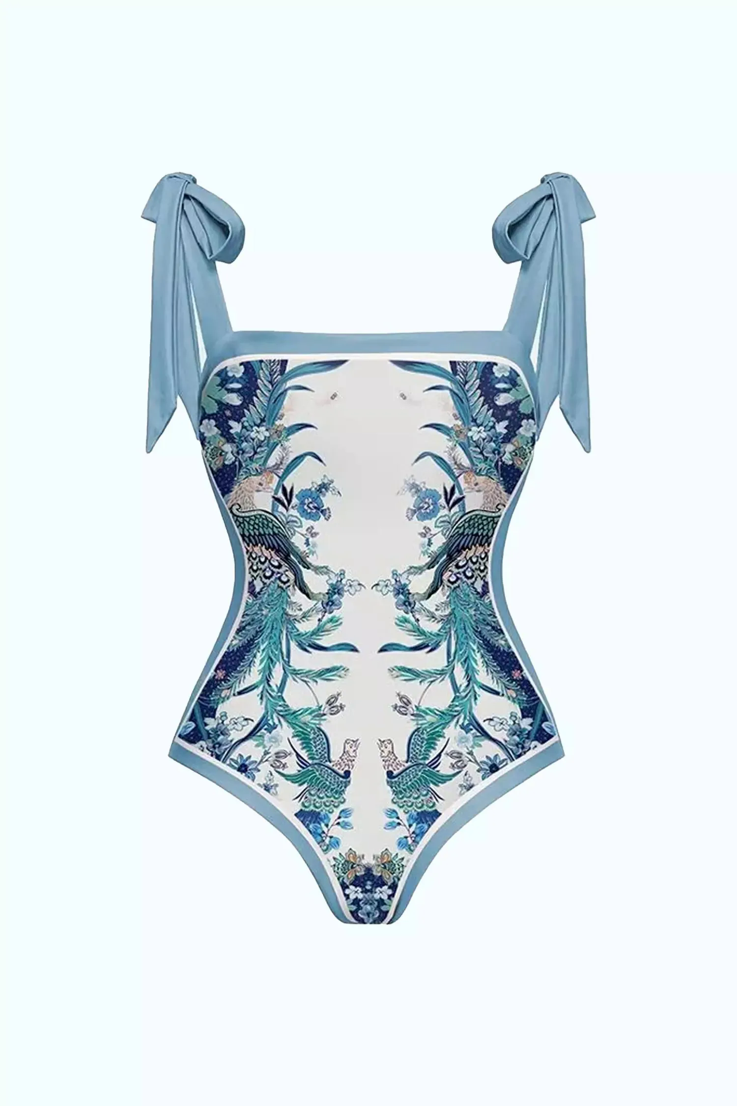 Selah Blue Printed Swimwear Selah Blue Printed Swimwear