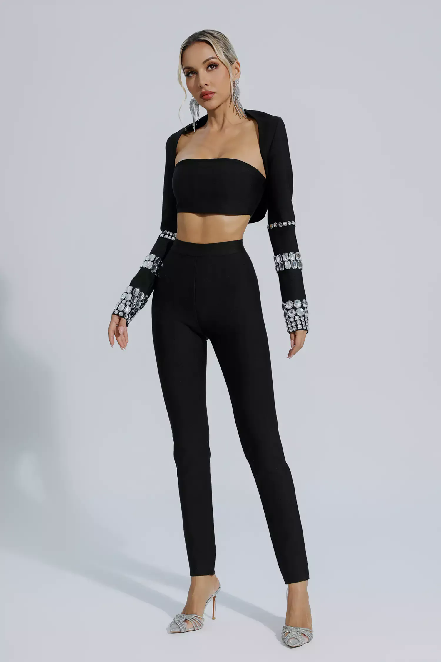 Melina Black Diamond Bandage Set Melina Black Diamond Bandage Set