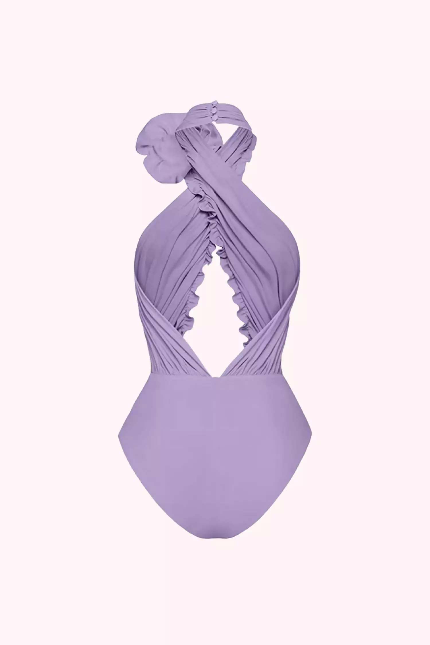 Dalia Purple Floral One Piece Swimwear
