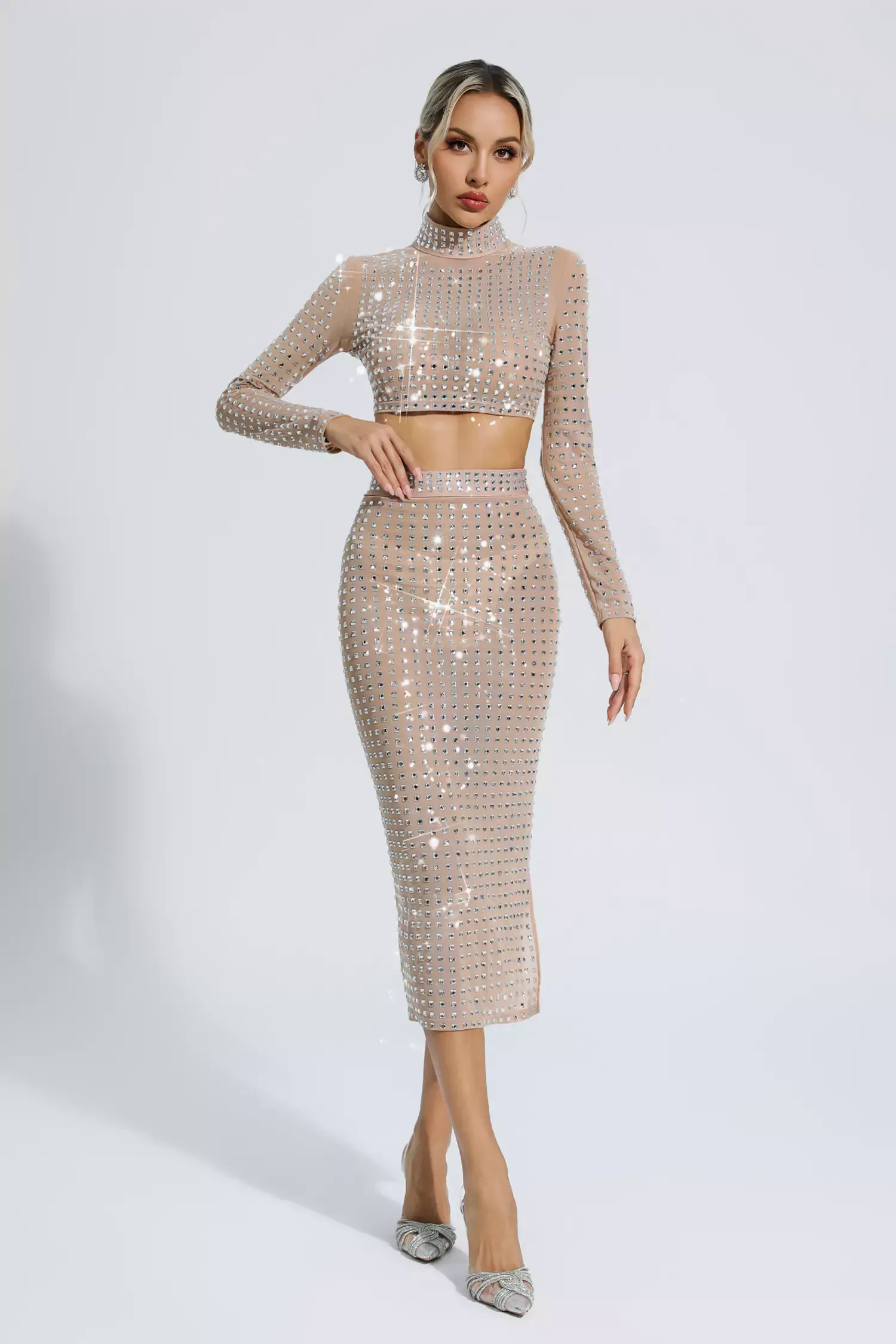 Dayana Khaki Diamond Set