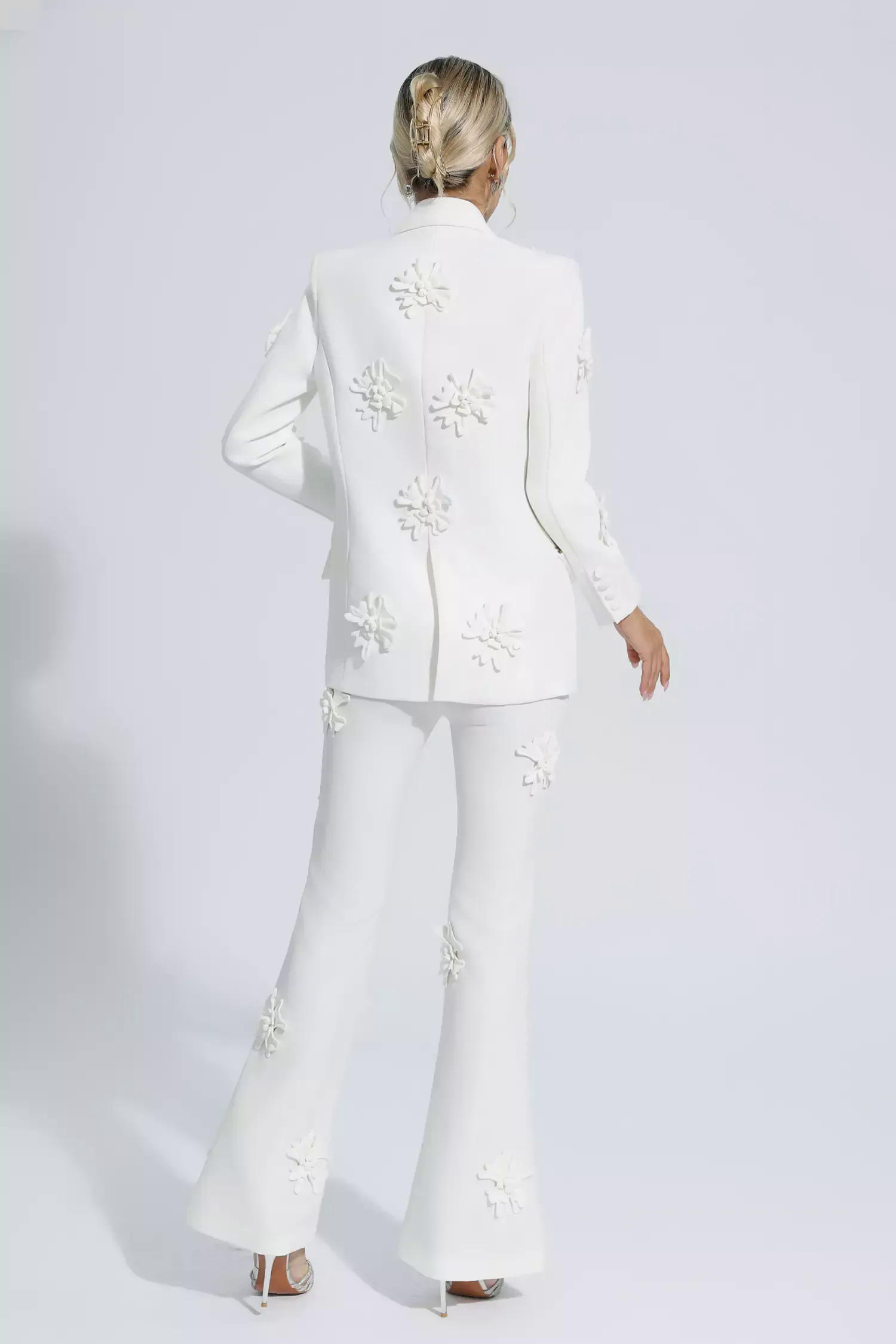 Ari White Jacquard Floral Blazer Set Ari White Jacquard Floral Blazer Set