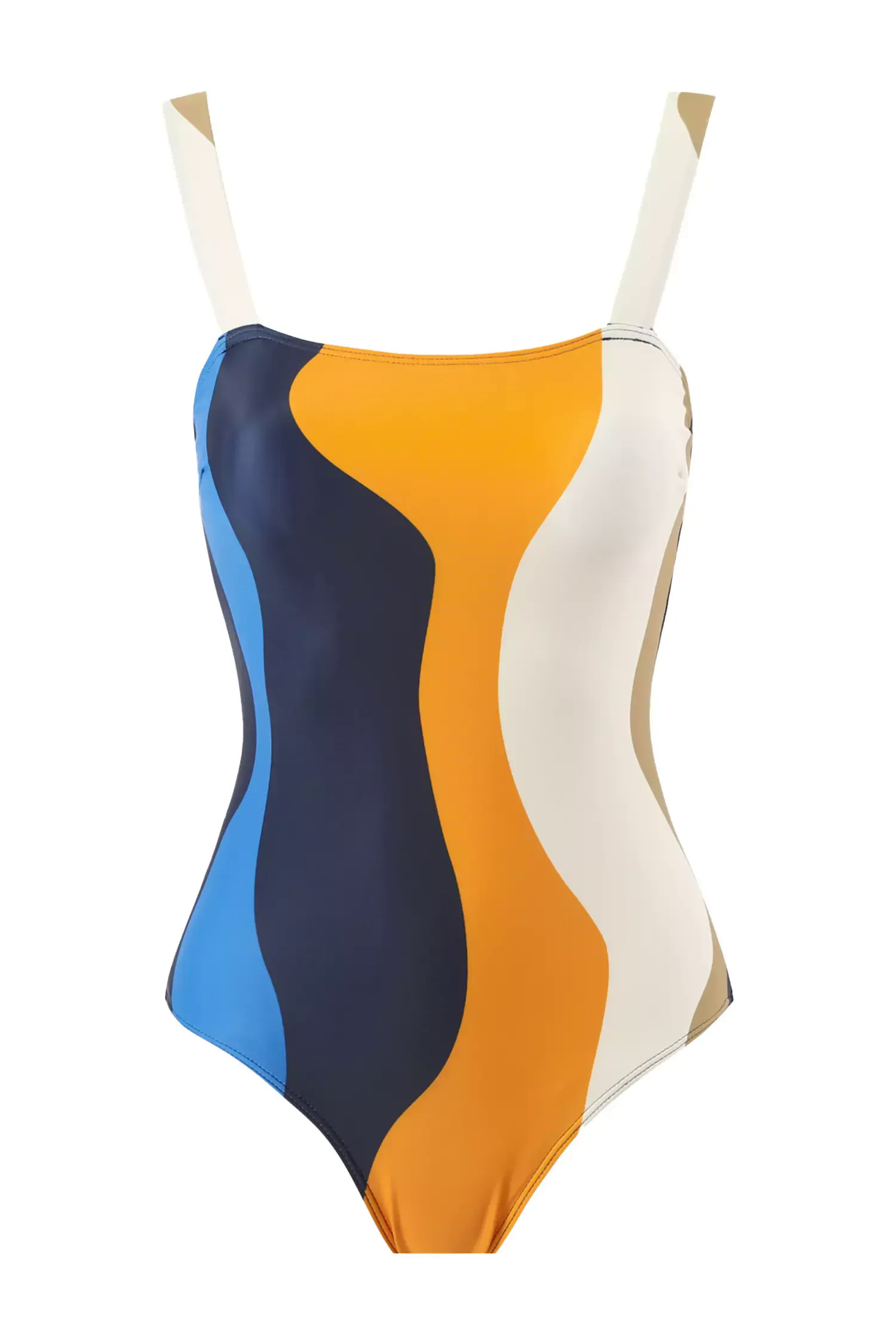 Madalyn Orange Colour Clash Swimwear Madalyn Orange Colour Clash Swimwear