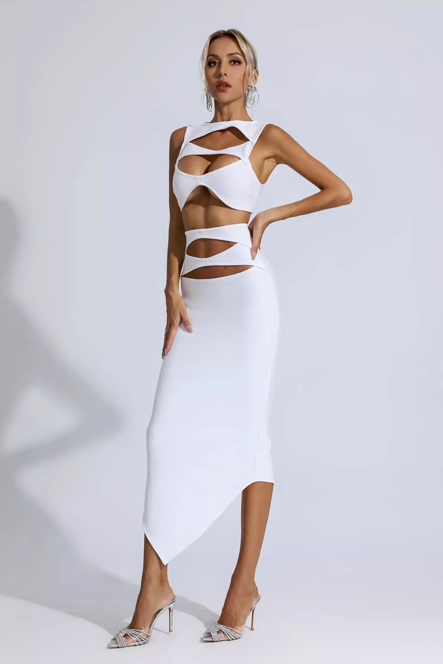 Gabrielle White Bandage Set Gabrielle White Bandage Set