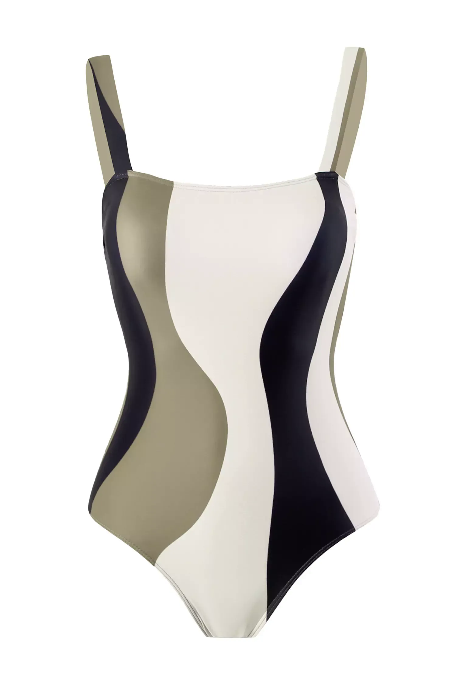Madalyn White Colour Clash Swimwear Madalyn White Colour Clash Swimwear