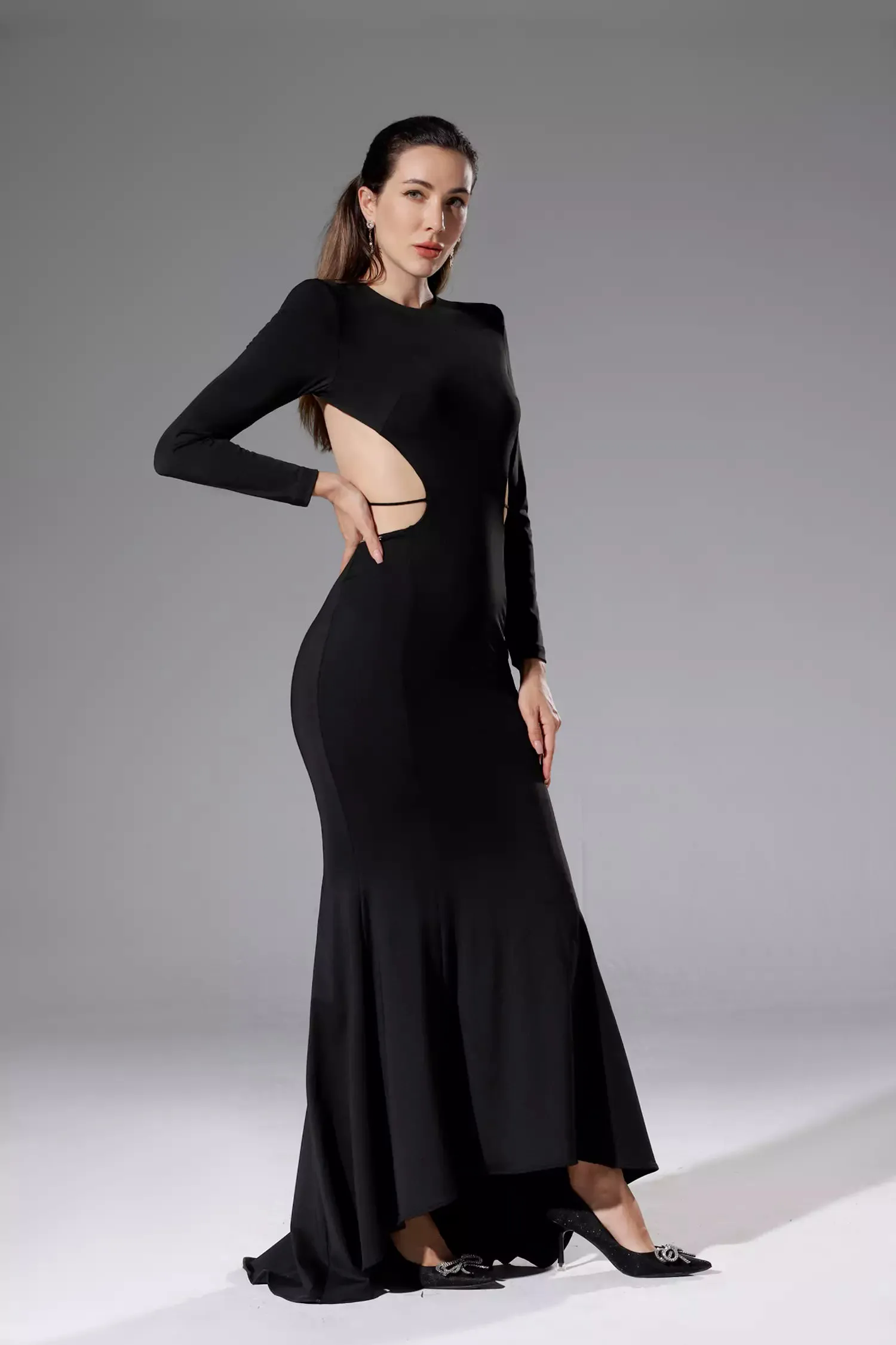 Miriam Black Backless Diamante Dress Miriam Black Backless Diamante Dress