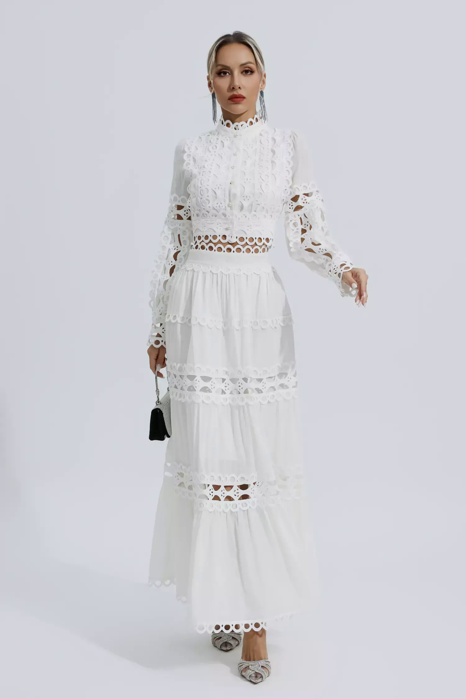 Bonnie White Lace Hollow Set Bonnie White Lace Hollow Set