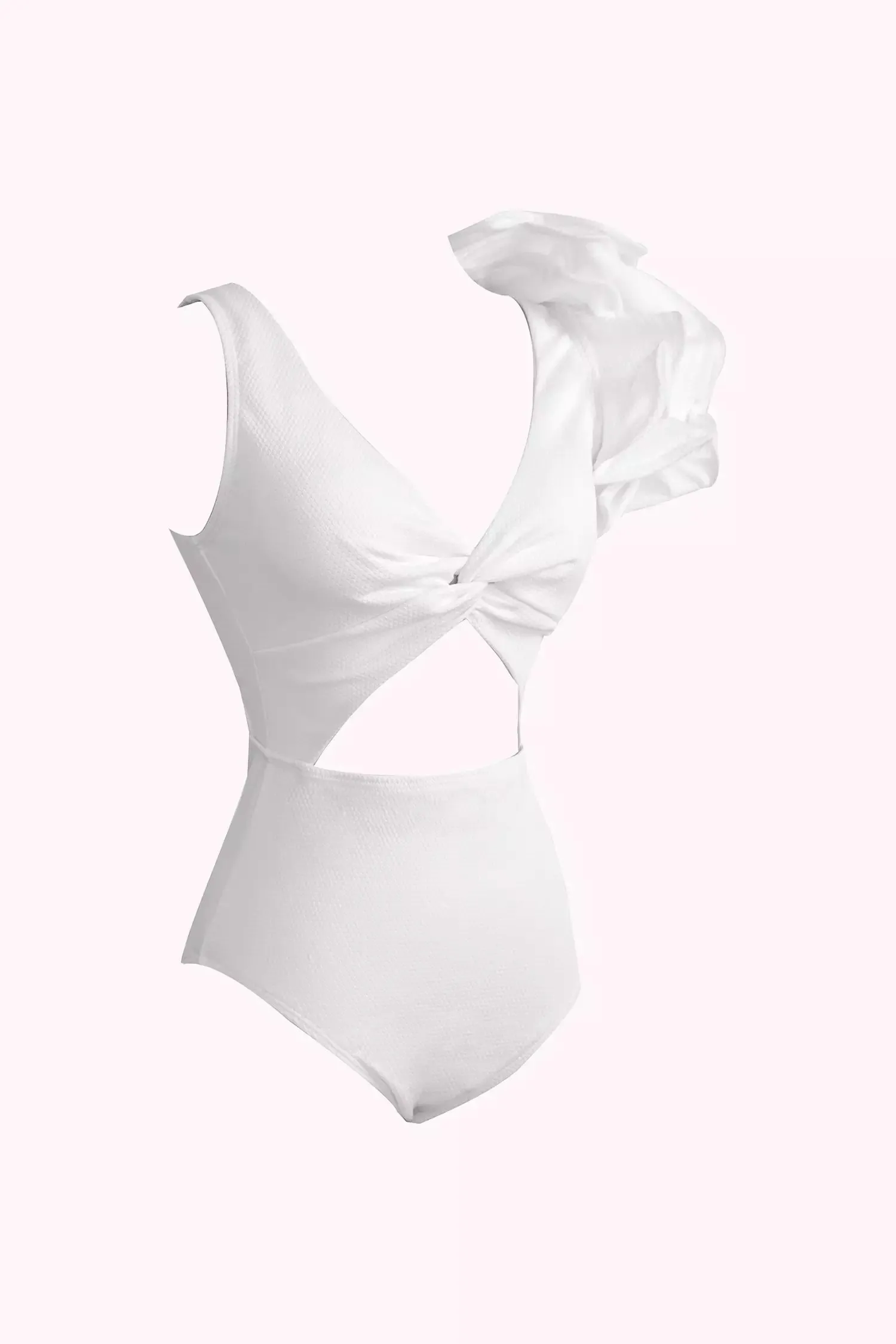 Serena White Ruffle Beach Bikini Serena White Ruffle Beach Bikini