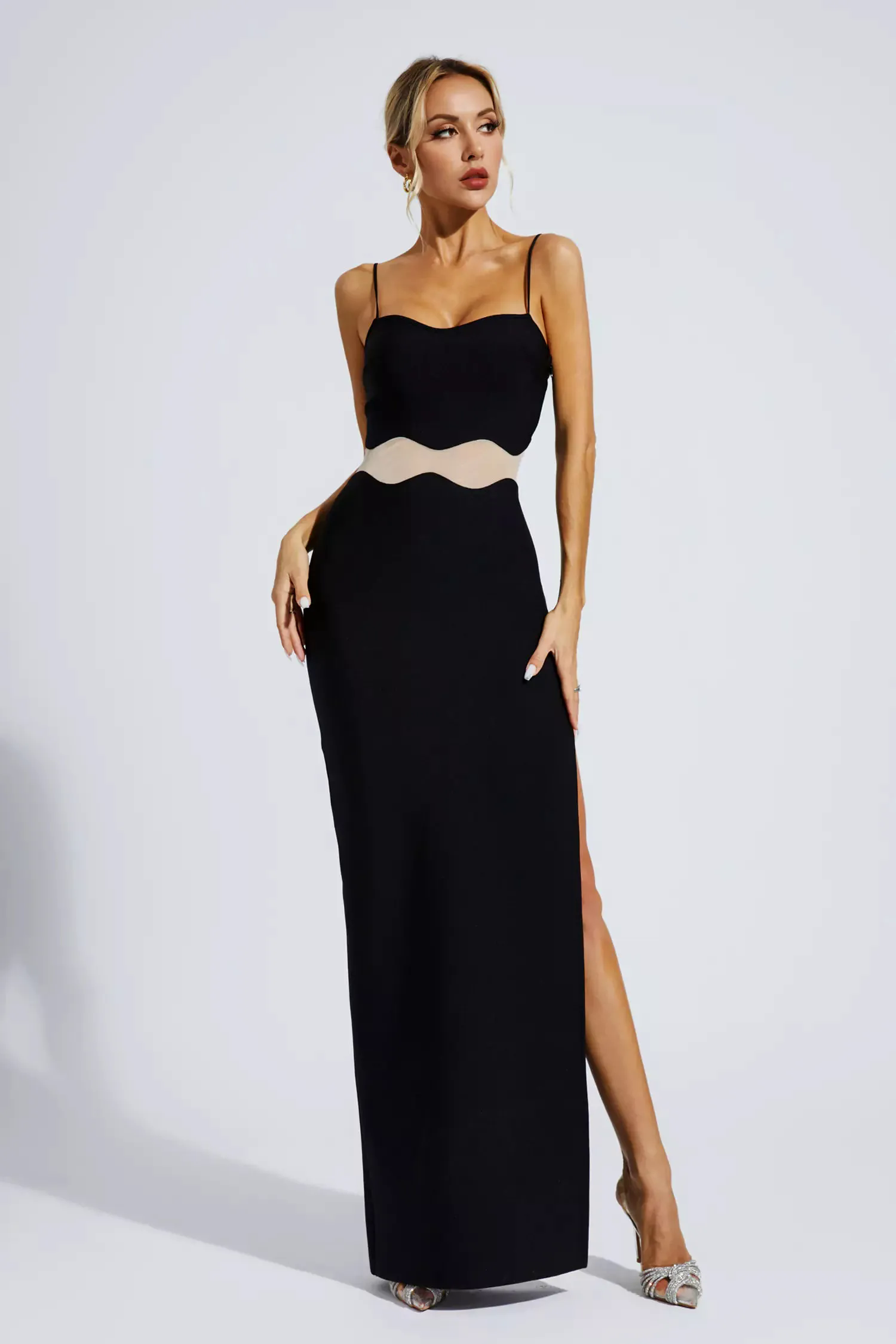 Jennifer Black Bandage Slip Maxi Dress Jennifer Black Bandage Slip Maxi Dress