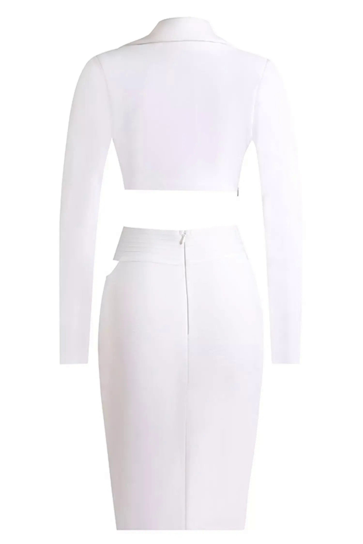 Gracelynn White OL Blazer Set