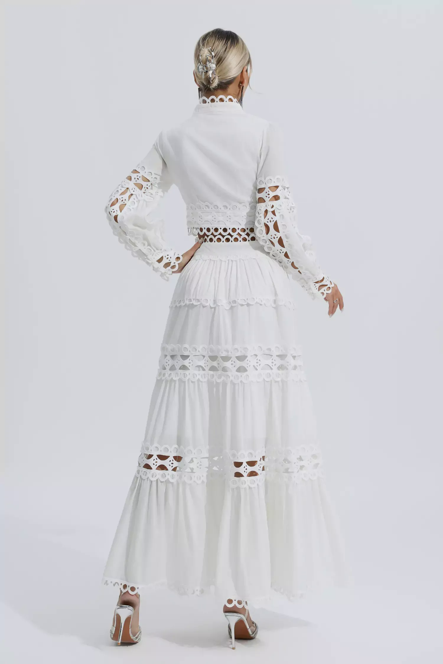 Bonnie White Lace Hollow Set Bonnie White Lace Hollow Set
