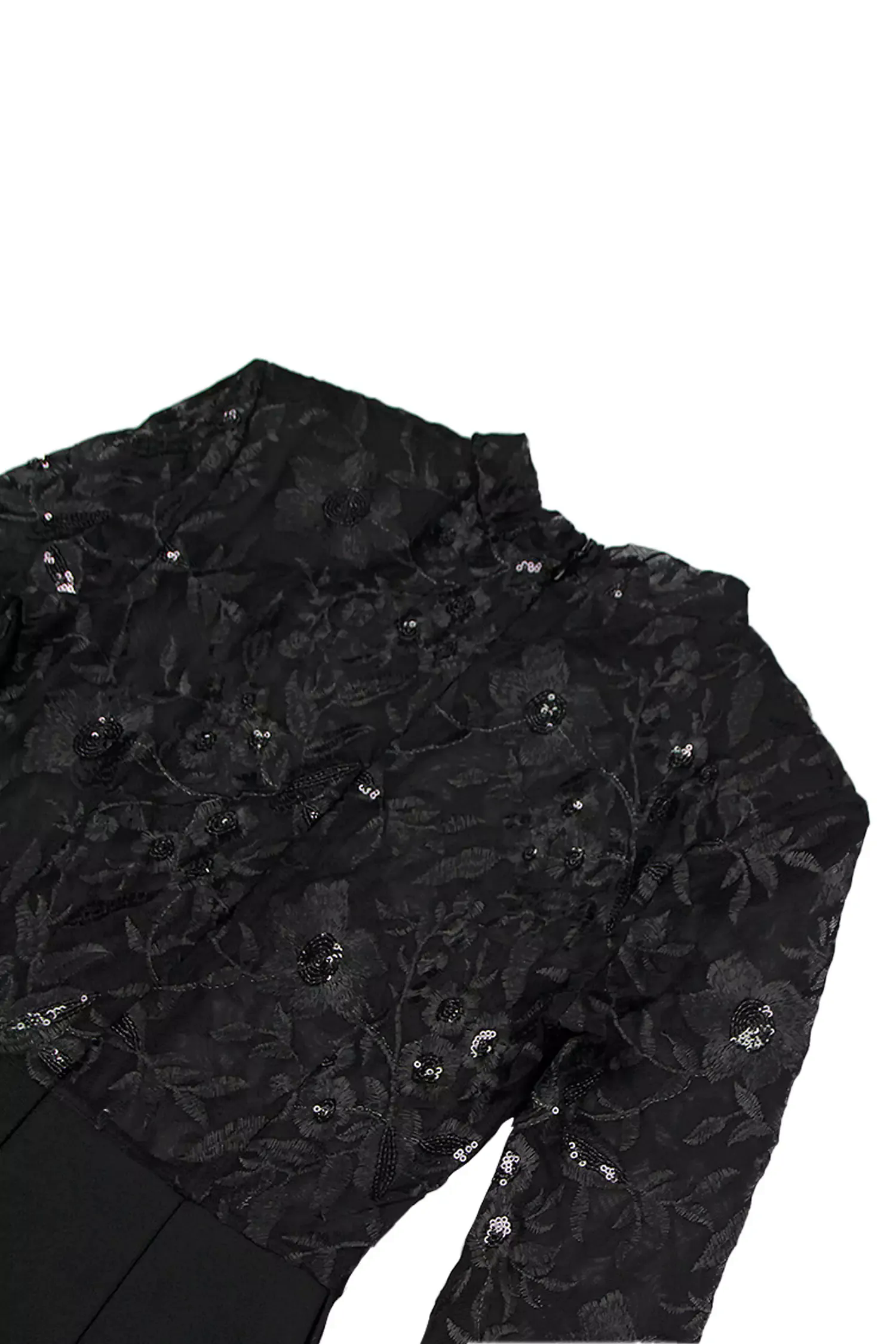 Simone Black Belted Lace Jumpsuit
