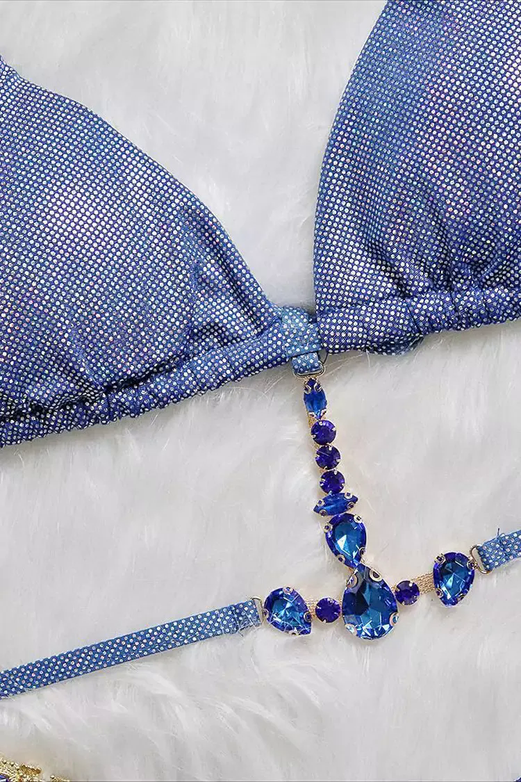 Harley Blue Crystal Bikini Harley Blue Crystal Bikini