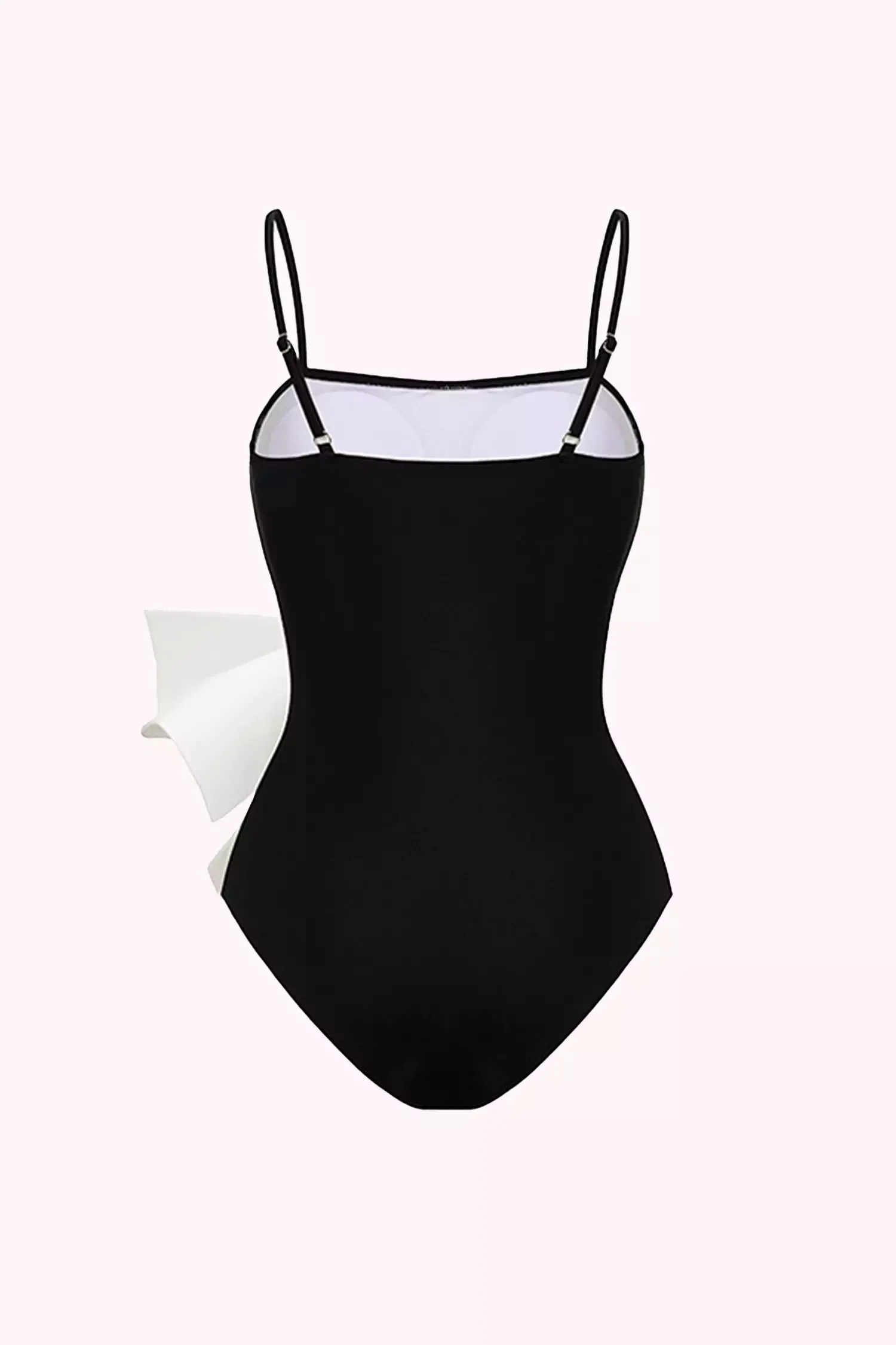 Laura Black Bow-knot One Piece Swimwear