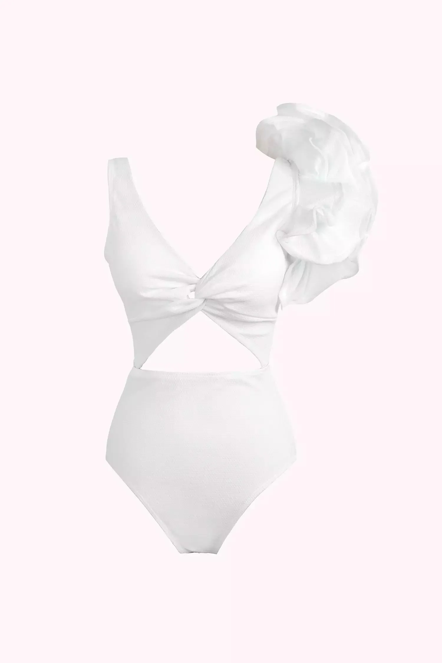 Serena White Ruffle Beach Bikini Serena White Ruffle Beach Bikini