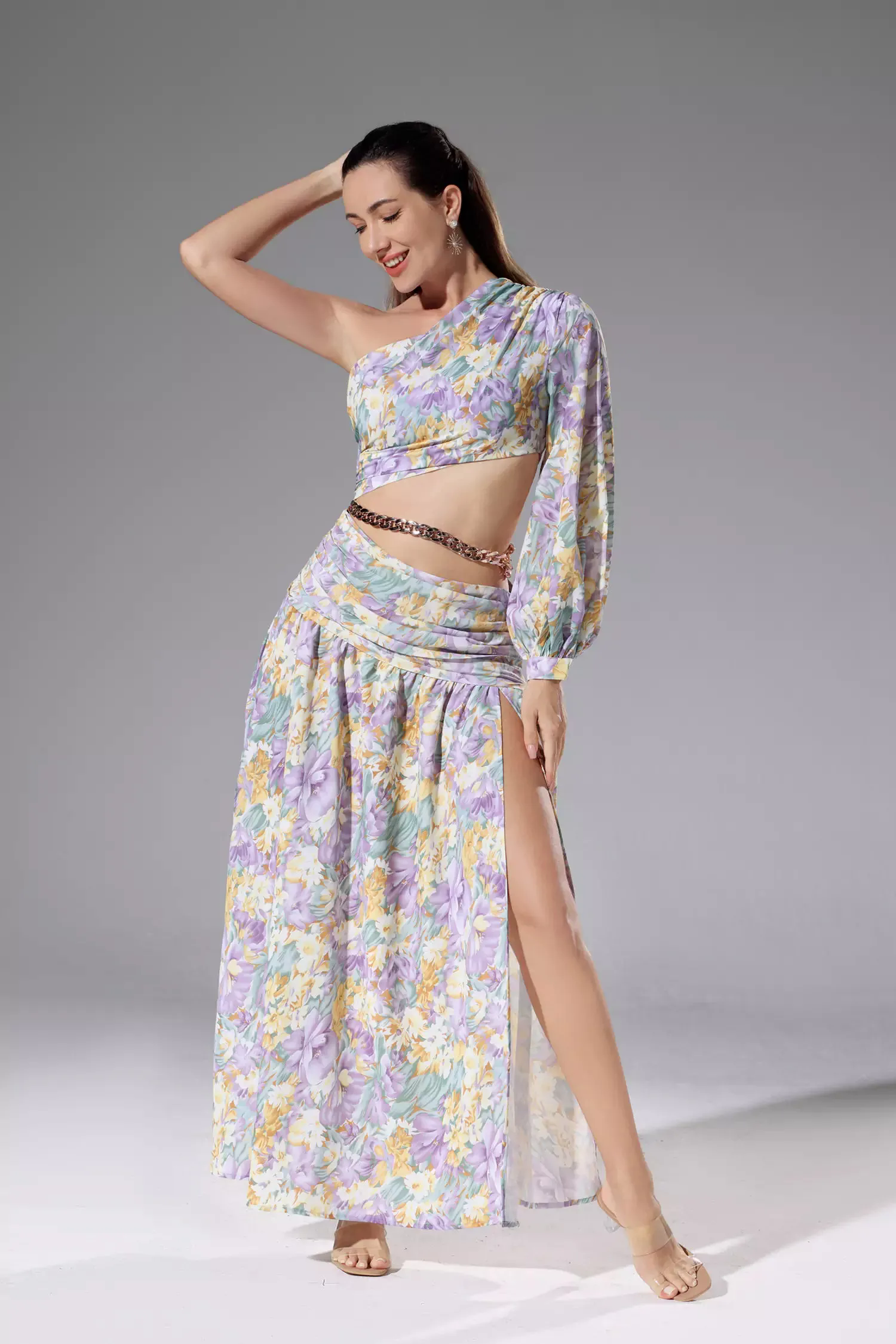 Madilyn Purple Floral Dress Madilyn Purple Floral Dress