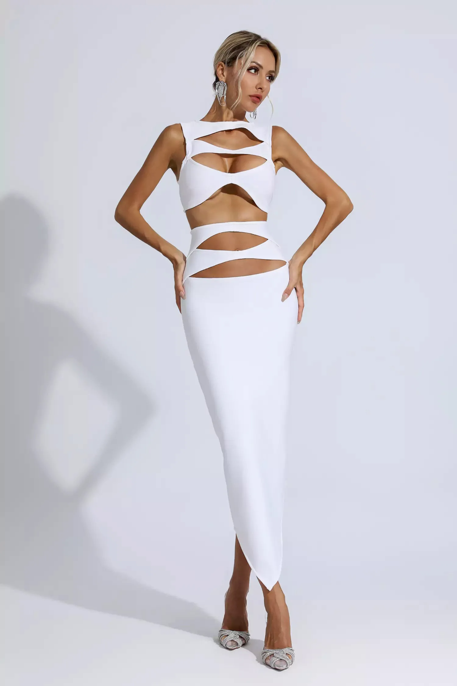 Gabrielle White Bandage Set Gabrielle White Bandage Set
