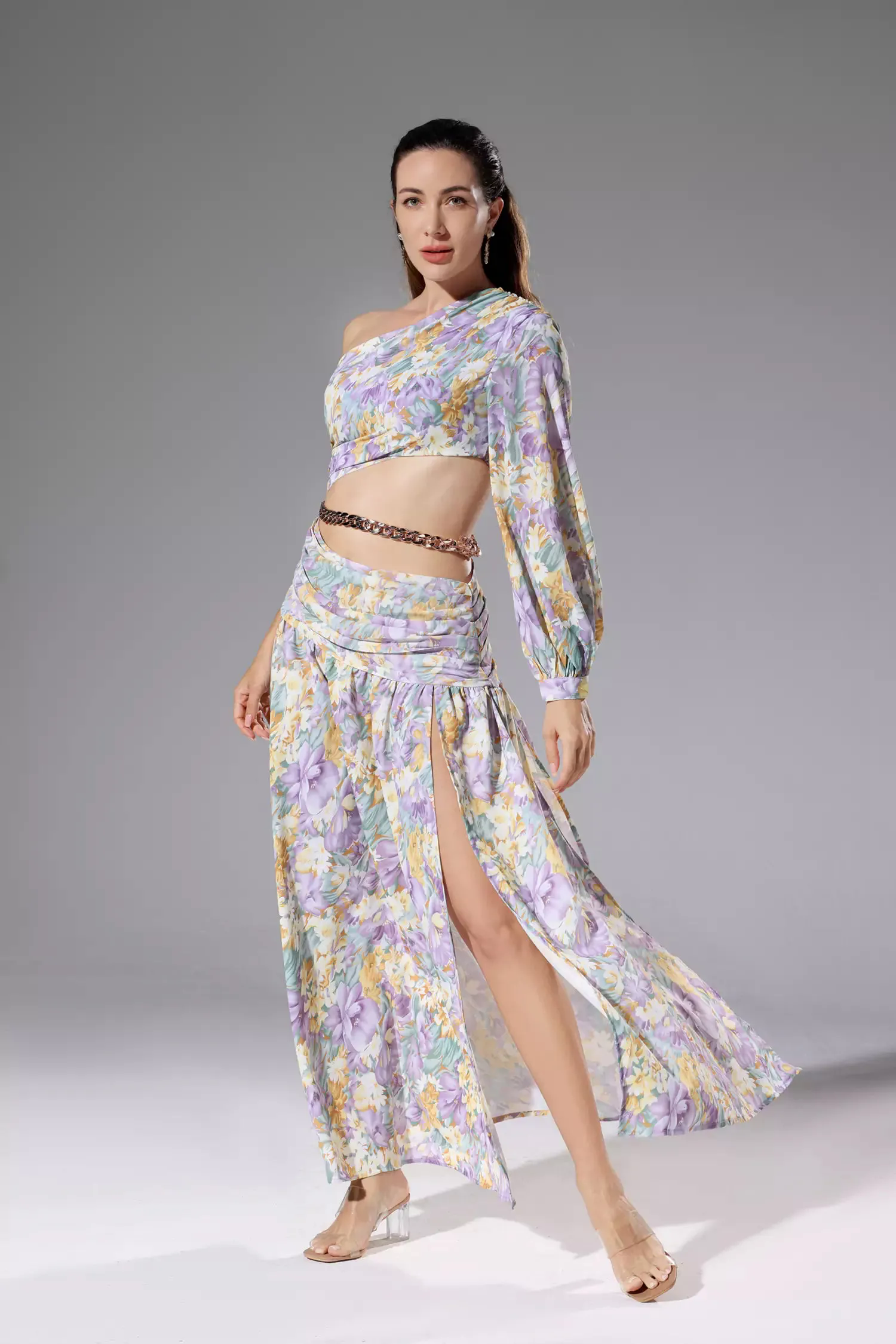Madilyn Purple Floral Dress Madilyn Purple Floral Dress