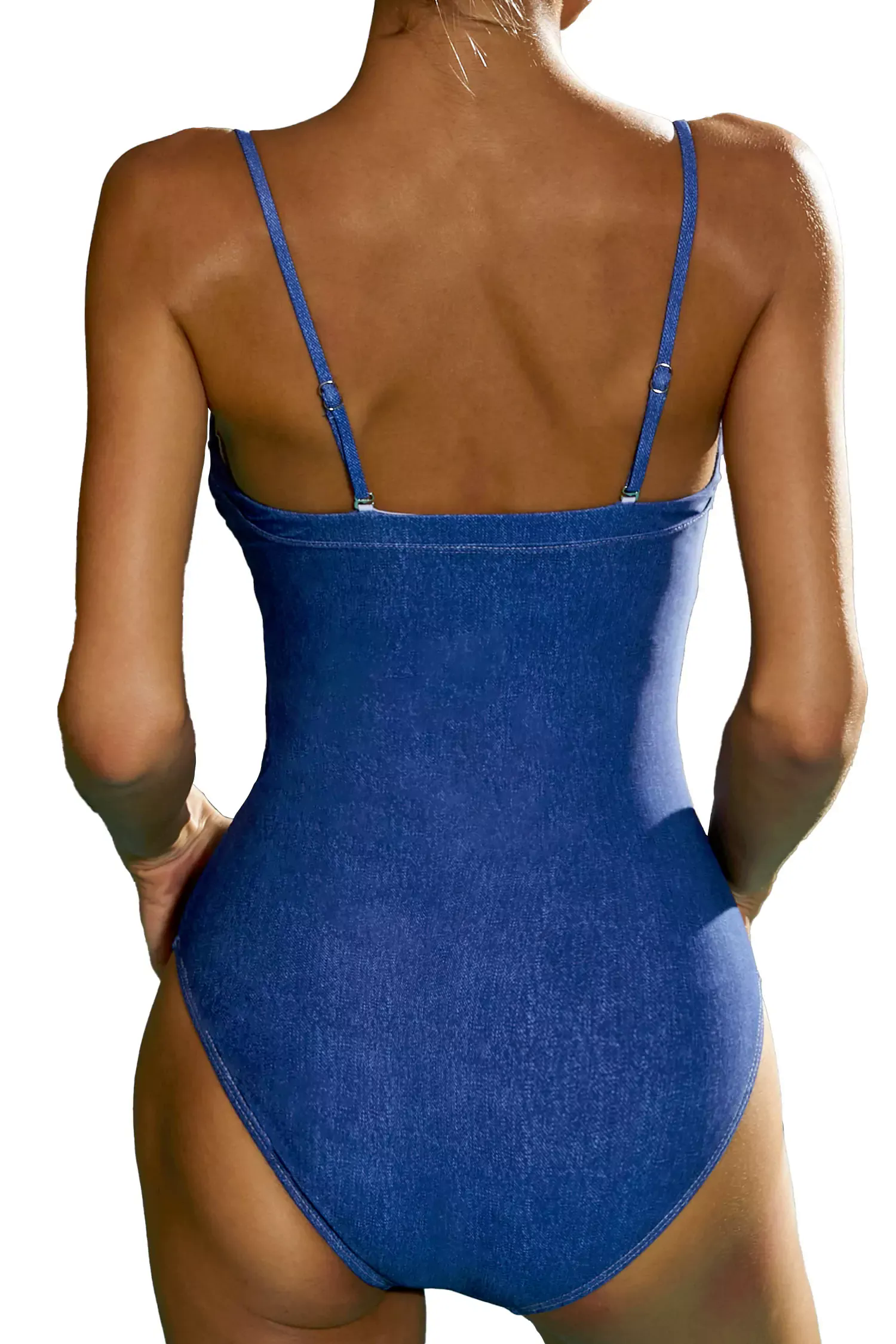 Kamilah Blue Cowboy Style Swimwear Kamilah Blue Cowboy Style Swimwear