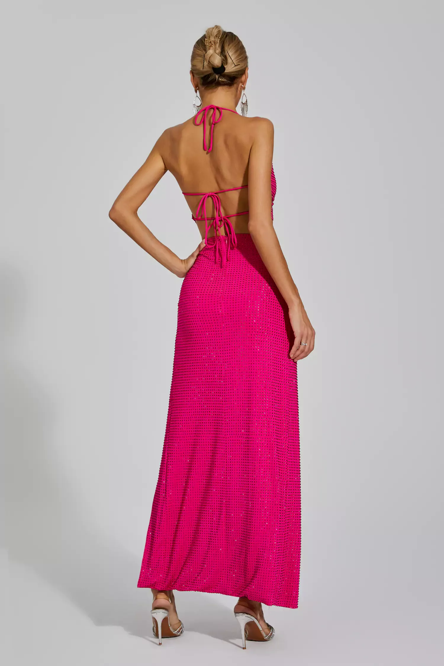 Potter Rose Red Halter Top Set