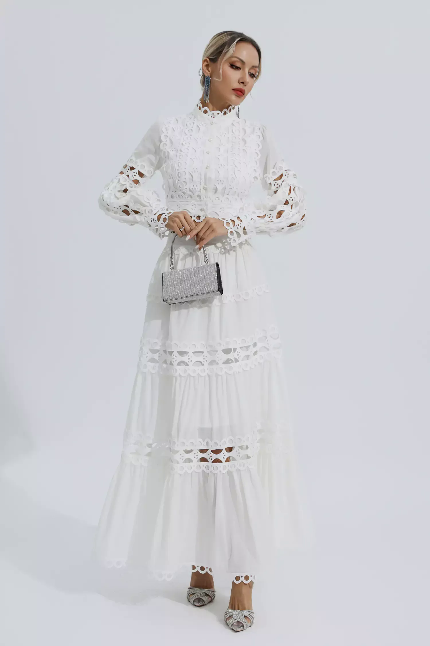 Bonnie White Lace Hollow Set Bonnie White Lace Hollow Set