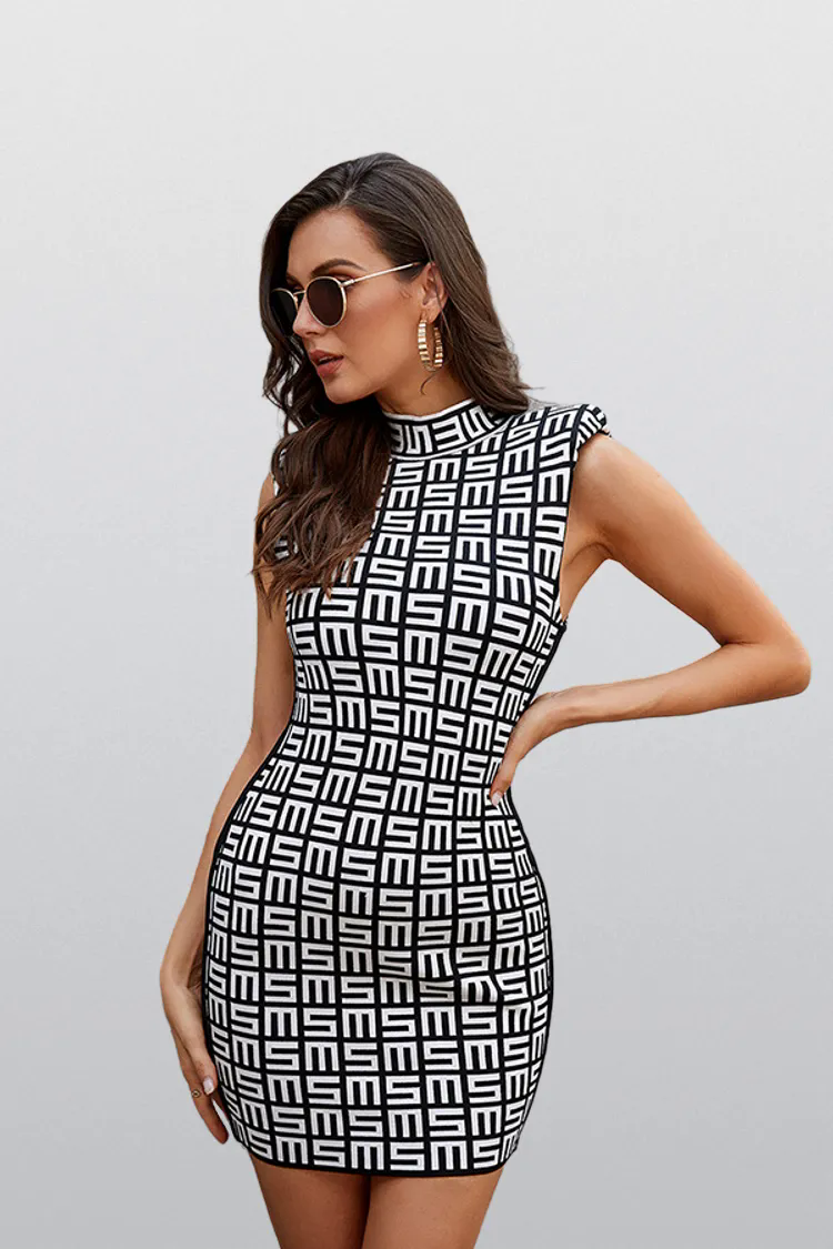 Juliette Shepherd Check Bodycon Dress Juliette Shepherd Check Bodycon Dress